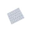 Professional Grade Silicone Charm Mold With Alphabets Number Cutout Designs Bracelet Earring Pendant Mold