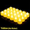 6 Piece Set Candles LED Candle Light Color Battery Powered Flameless Cup Simulation Wedding Birthday Party Home Lighting Lights