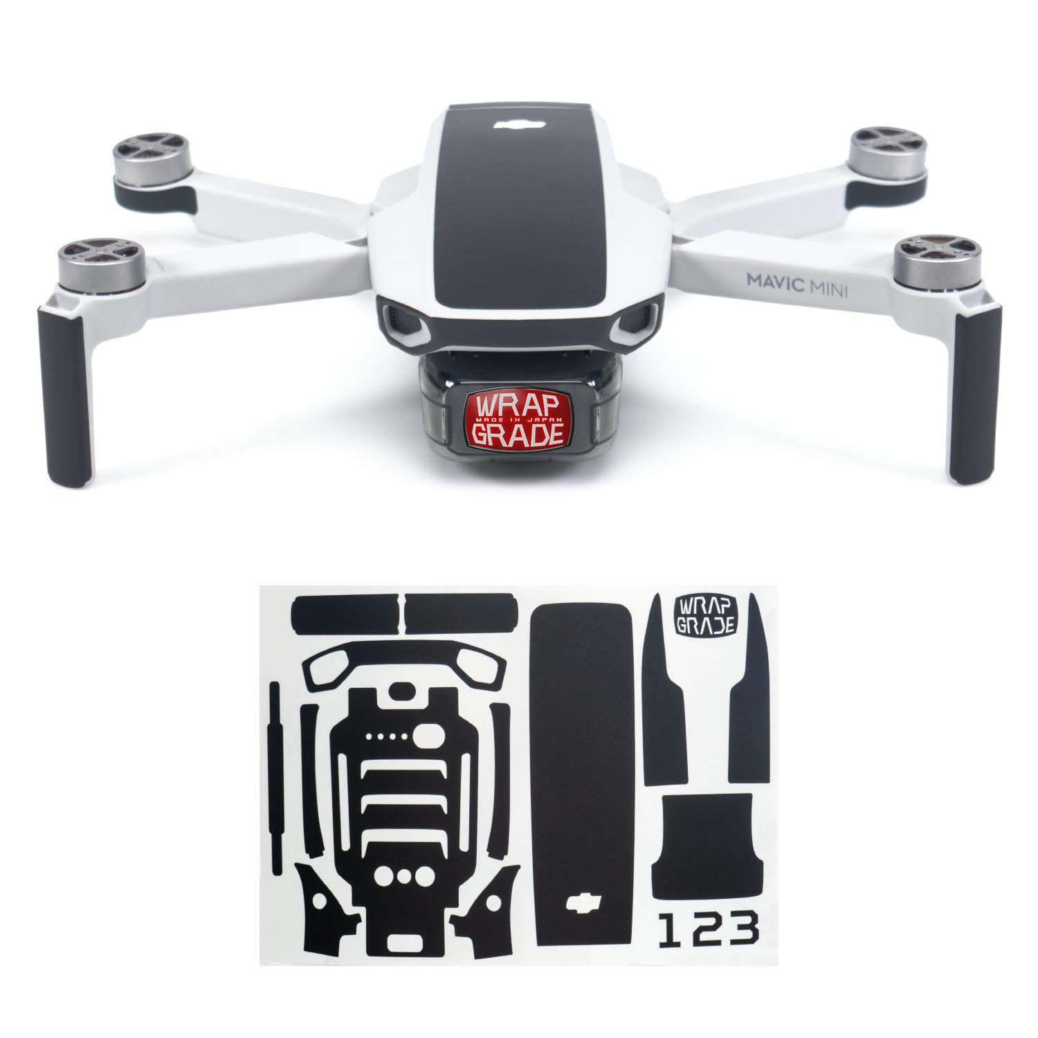 

WRAPGRADE for DJI Mavic Mini Accent Color Skin Sticker (Stealth Black)