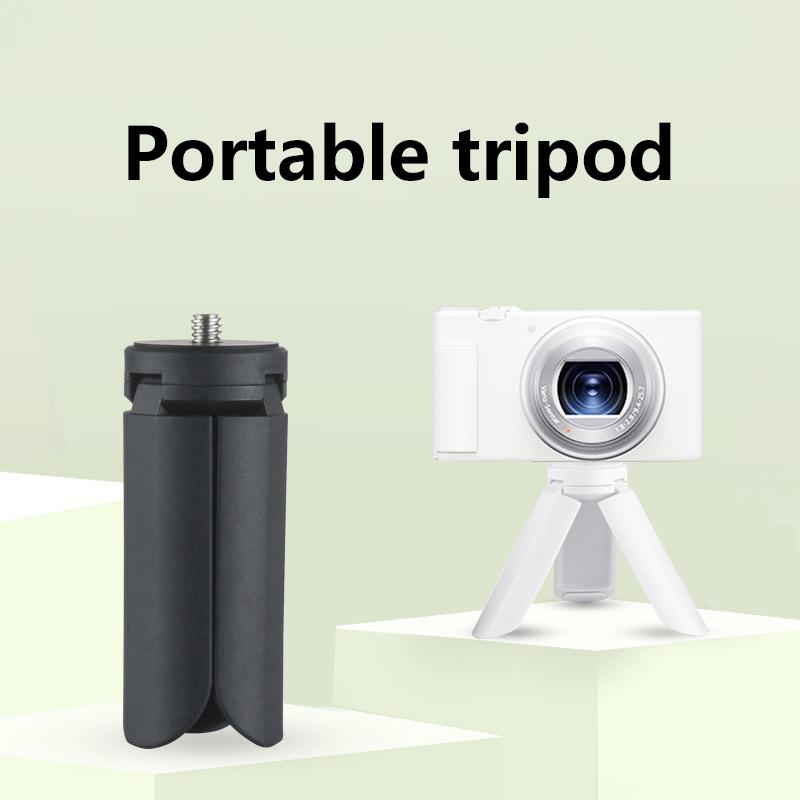 Přenosný mini stolní stativ s 1/4" šroubem pro GoPro kameru, video, Vlog, grip, kroužek, světlo, telefon, gimbal