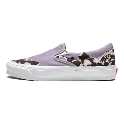 Kith x Vault OG Classic Slip-On LX Mountain Range Sneakers Unisex Viola Bianco VN0A45JK6CE