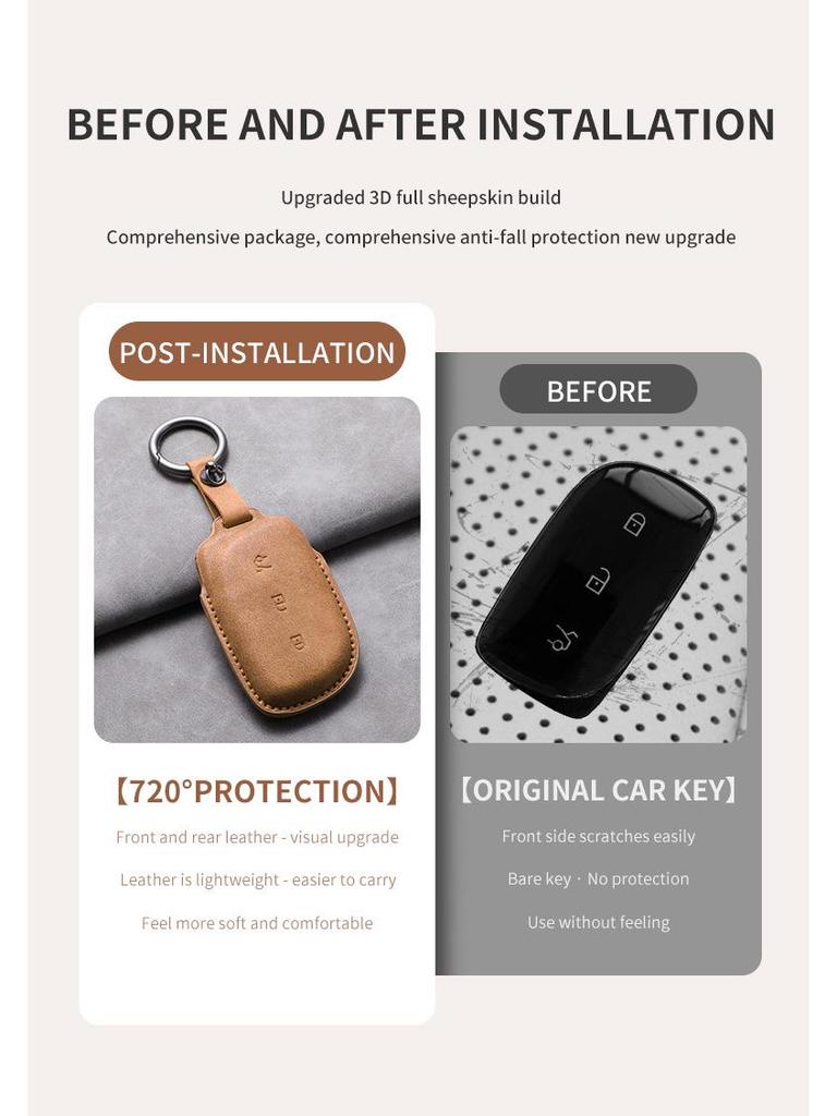 Lynk & Co Z20 Key Case Ultra Shell: High-End Car Bag and Buckle Decoration