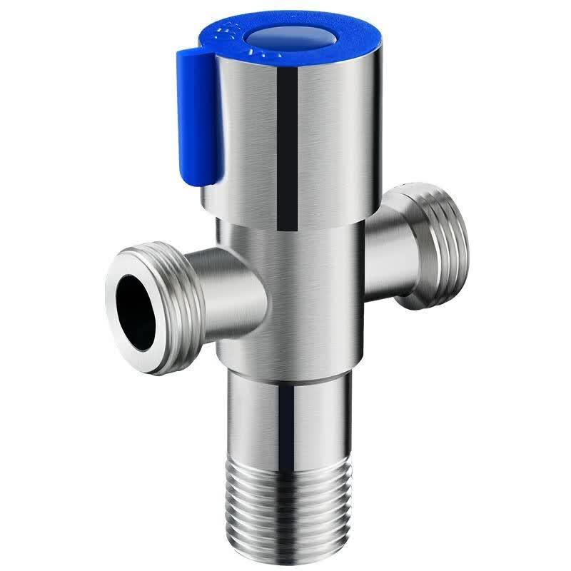 HONGGONG 304 Stainless Steel Dual Outlet Angle Stop Valve