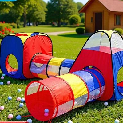 OEING Kids Play Tent with Crawling Tunnel Set