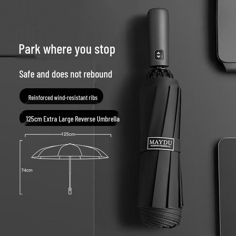 Maydu Fully Automatic Oversized Reverse Folding Umbrella