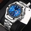 Fashion Mens Watches Shatterproof Easy Read Round Dial Luminous Wristwatch for Working and Office Wedding