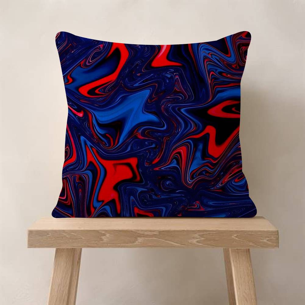 Strata Liquid Game Use Personalized Picture Text Home Decorative Pillows Household Gifts 45x45cm