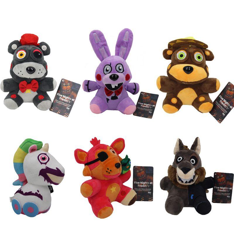 Adorable Five Nights At Freddy's Plush Toys Featuring Rockstar Foxy And Friends