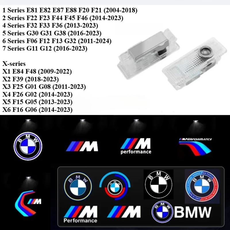 SNYK1 2/4PCS car LED welcome light for BMW X1-X6 series E81 E82 E87 E88 F20 F21 20-18 projector G11 G12 G30 G31 G38 auto parts