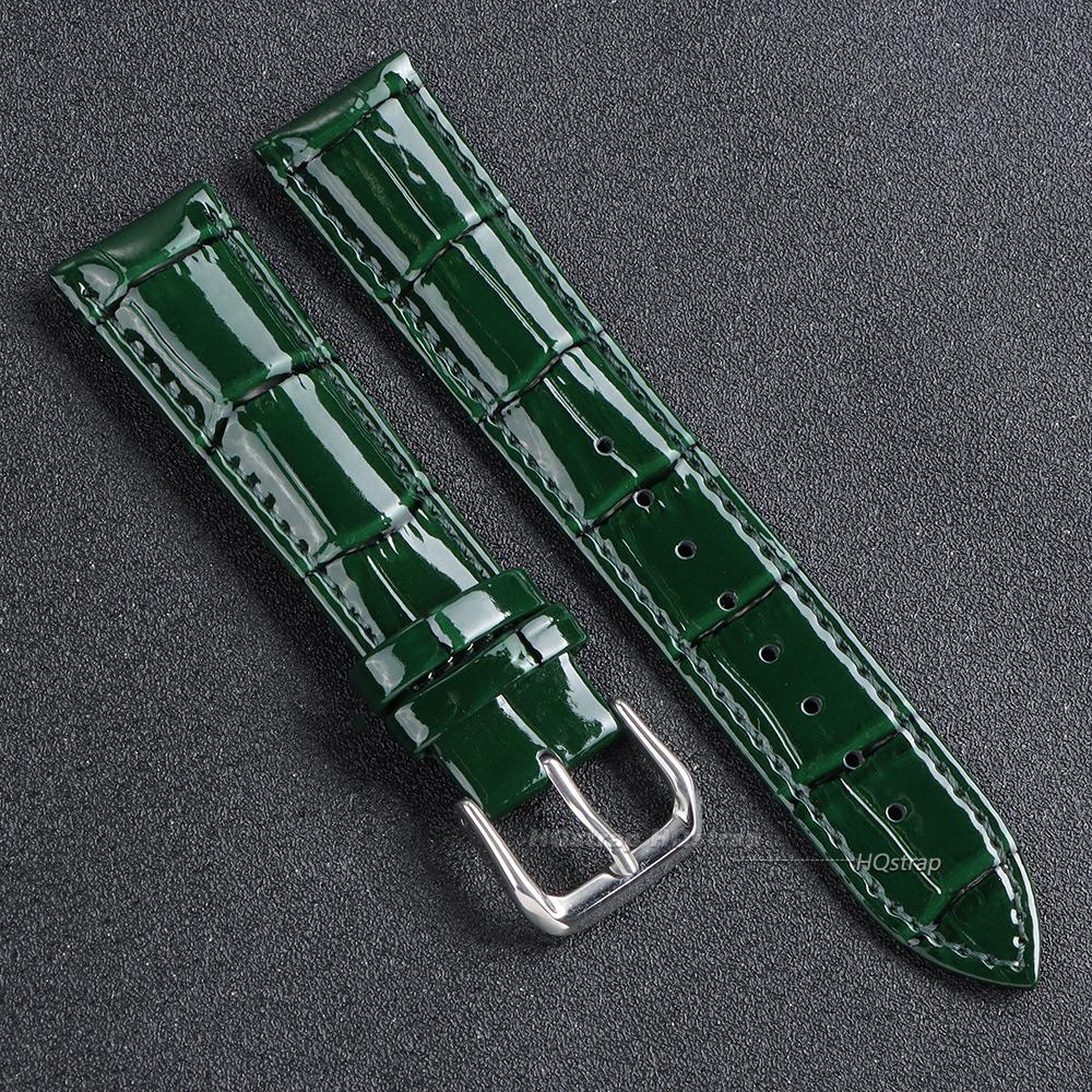 Genuine Calfskin Strap Slub Pattern Universal Watchband 12mm 14mm 16mm 18mm 19mm 20mm 21mm 22mm 24mm Women Men Watch Accessories
