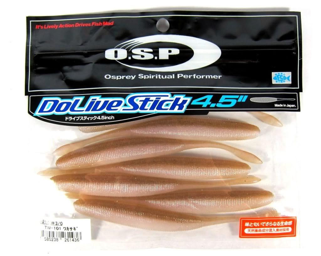 

Мягкая приманка OSP Dolive Stick 4,5 дюйма TW-101 (1436)