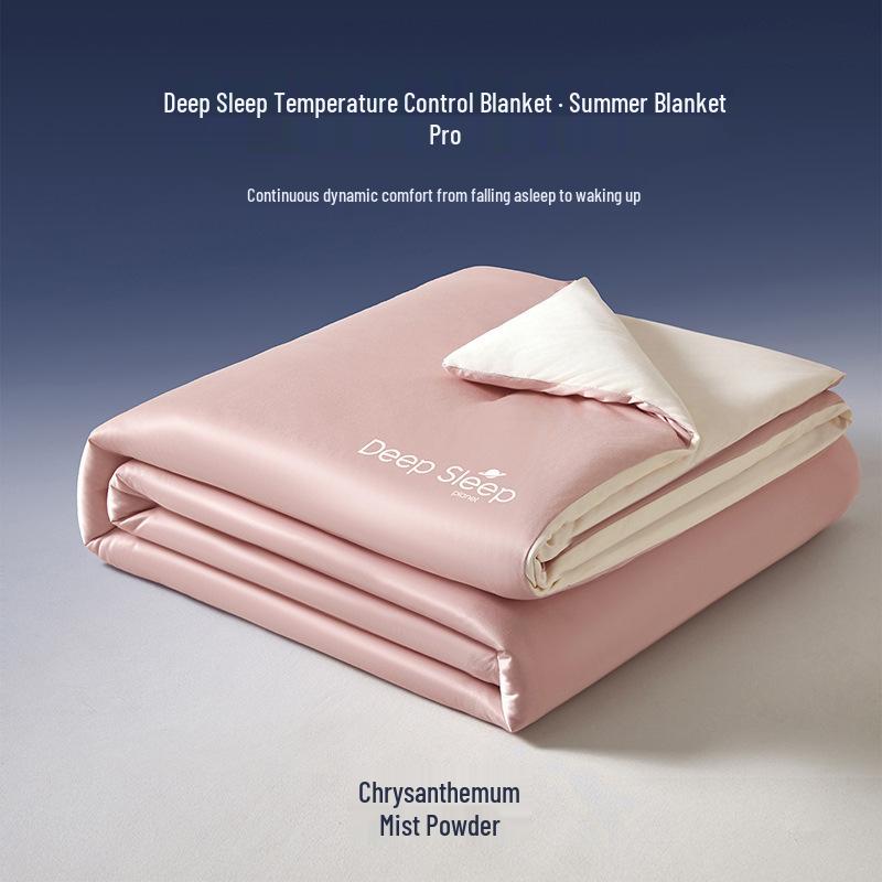 Breathable Cotton Summer Quilt for Cool Sleep - Temperature Control, Comfortable, for Single or Double Bed