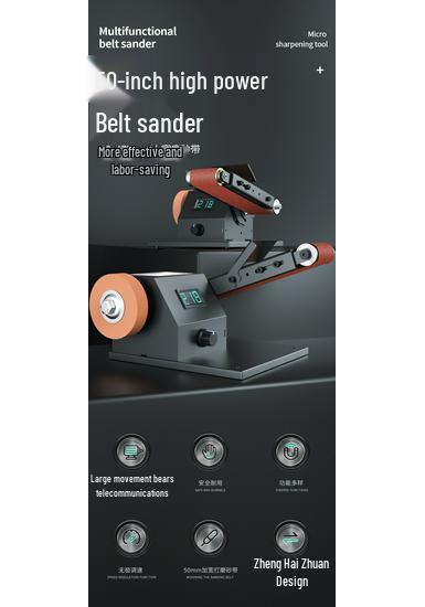 800W Mini Belt Sander and Polisher with Fixed Angle Knife Sharpener