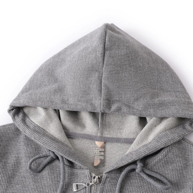 Damen Hoody Sportswear Set gegen das Altern - Lässige Frühjahrs-/Herbstmode für Mütter mittleren Alters und ältere Mütter