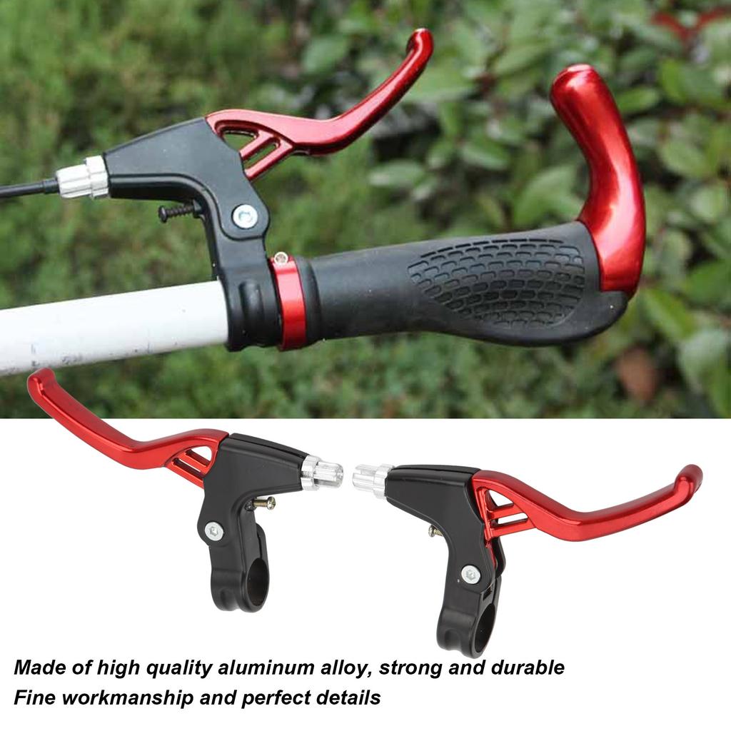Bike Brake Lever Aluminum Alloy Easy Installation   Accessory for Mountain Bikes Folding Bikes