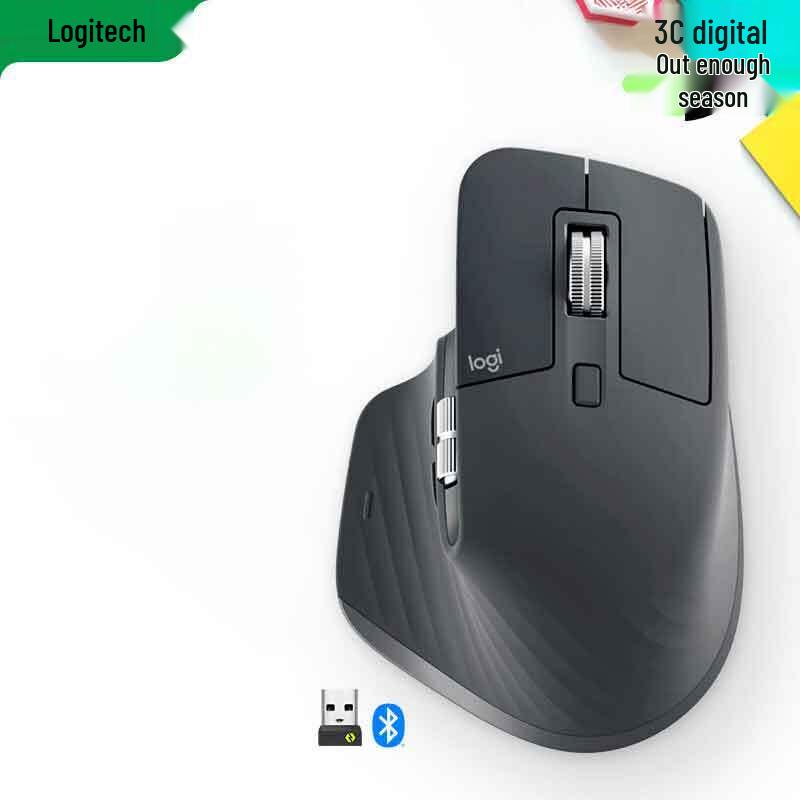 Logitech MX Master 3S Wireless Bluetooth Ergonomic Mouse