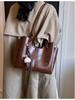 Women's Large Capacity Retro Shoulder Tote - 2025 Spring/Summer Fashion