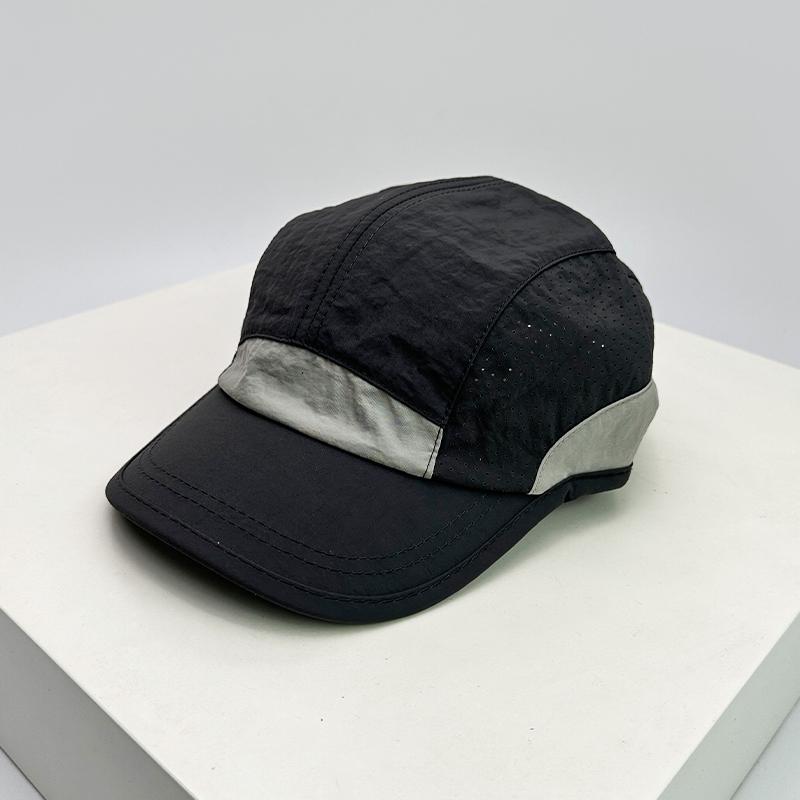 Peaked Drying Fast Color Contrast Blocking Women  Men For Neutral Gender Fresh Hats Short Eaves Breathable Mesh Sunshade Outdoor Caps Versatile