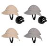 Bucket Hat Cotton Boonie Sun Visor Foldable Wide Brim Summer Cap Packable Breathable Lightweight