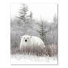 Scandinavian Poster and Print Winter Nature Landscape Canvas Painting Beer Deer Animal Wall Art Picture Nordic Style Home Decor