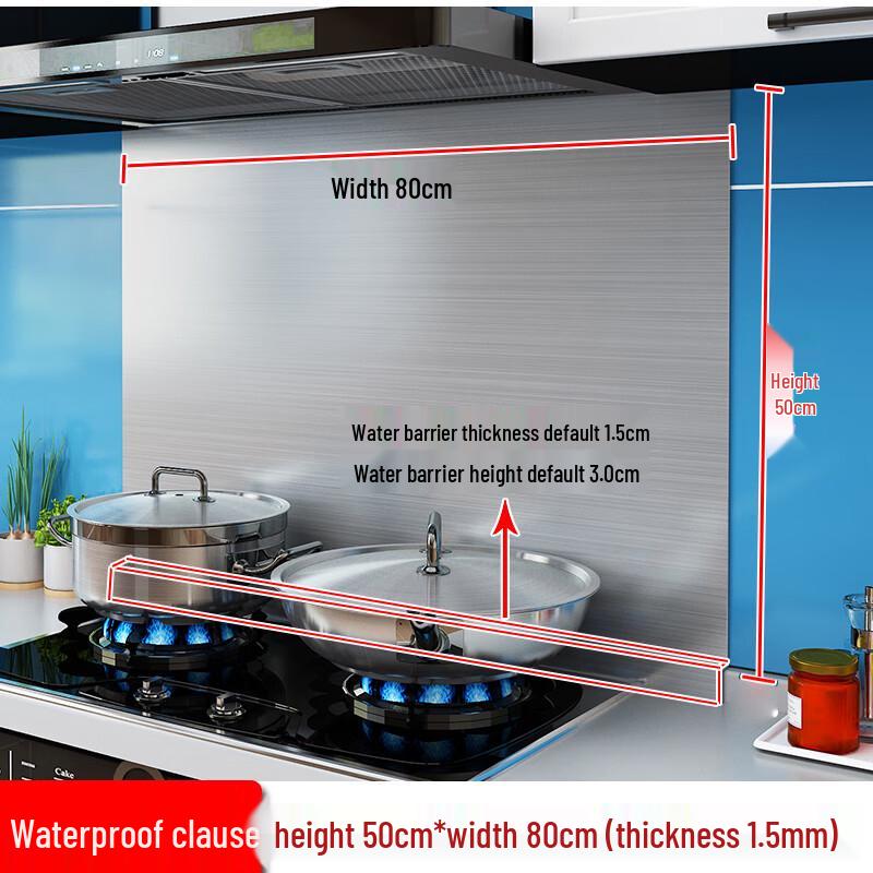 

Stainless Steel Kitchen Splatter Shield