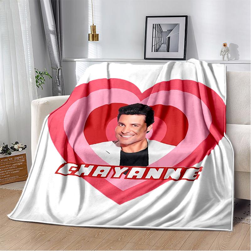 2025 New Style Chayanne Puerto Rican Latin Pop Soft Blankets,Keep Warm Throw Blanket Comfortable Blanket for Beds Sofa Home Gift
