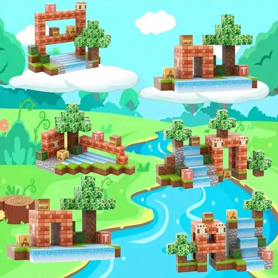 High-Quality Magnetic High-Quality Building High-Quality Block Construction pieces High-Quality Toy High-Quality Mine High-Quality Stacking