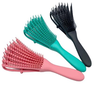 Entwirrende Haarbürste Oktopus Gebogen Belüftet Massage Haarbürste für Nasses Trockenes Haar Shampoo Styling Glattes Lockiges Haar