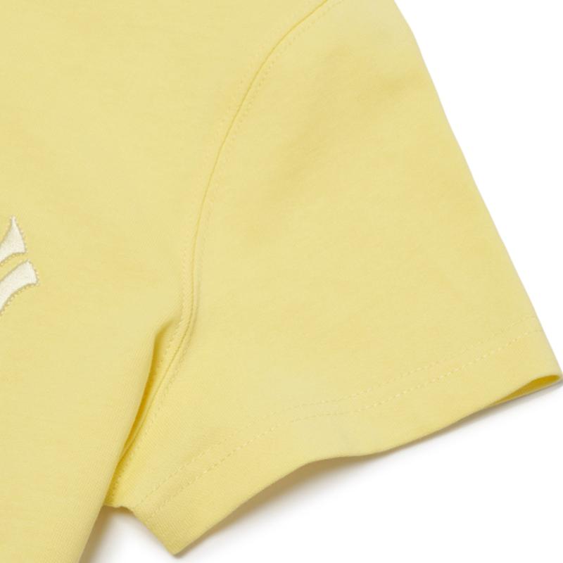 New MLB Crop Tops Women's Yellow 3FTS11023-50YEL