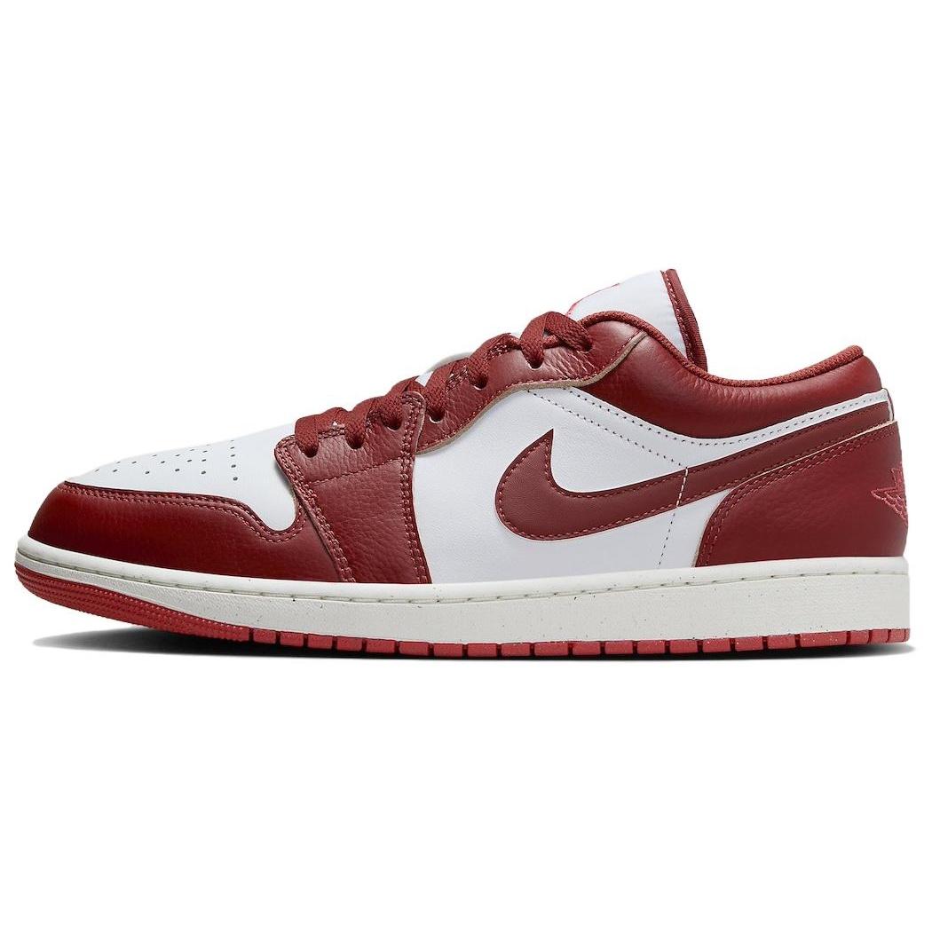 Air Jordan 1 Low White Dune Red Men s FJ3459-160 EU 45.5