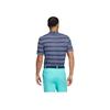 Adidas Striped Print Short-Sleeve Polo Shirt Men Tops Blue HE2298