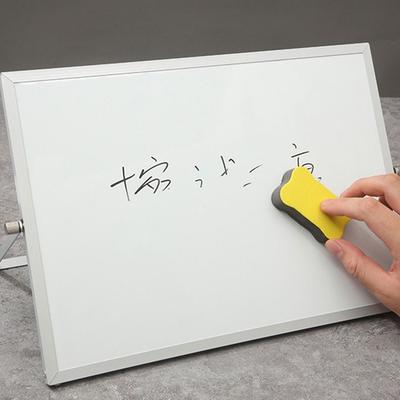 Tableau blanc de bureau pliable réglable effaçable recto-verso Tableau d'écriture avec support Tableau de messages École Bureau