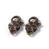 10Pcs/lot Antique Silver Flower Lobster Clasp Hooks for Necklace Bracelet Chain DIY Jewelry Accessory Findings 26*15MM