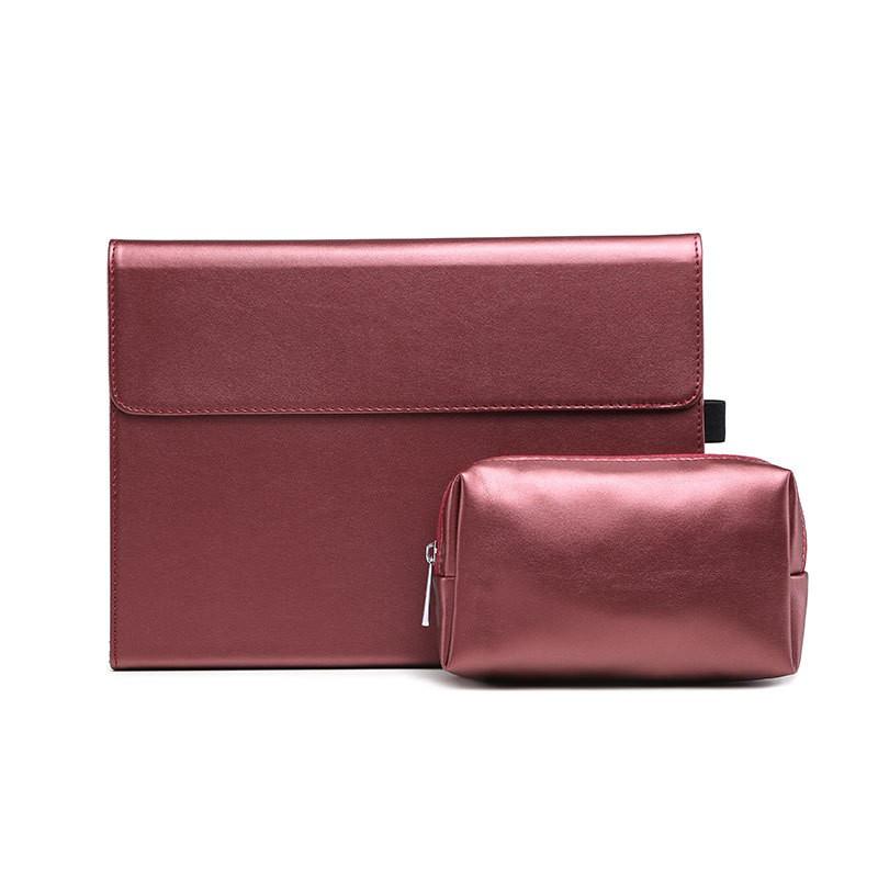 Surface Pro 8 Full Coverage Business Slim Case With Handmade Faux Leather Lightweight Protective Cover Office Travel