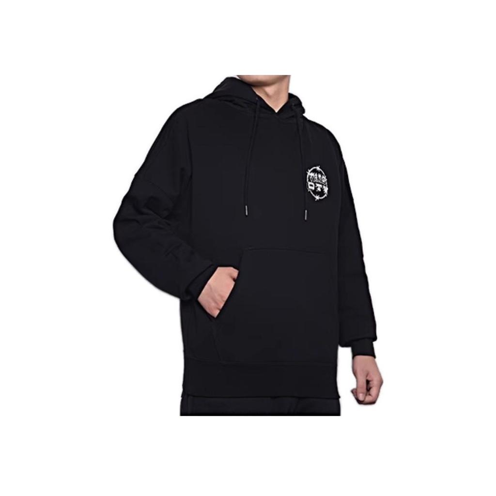 Vans Graphic Print Pullover Hoodie Men Hoodies Black VN0A5H7TBLK