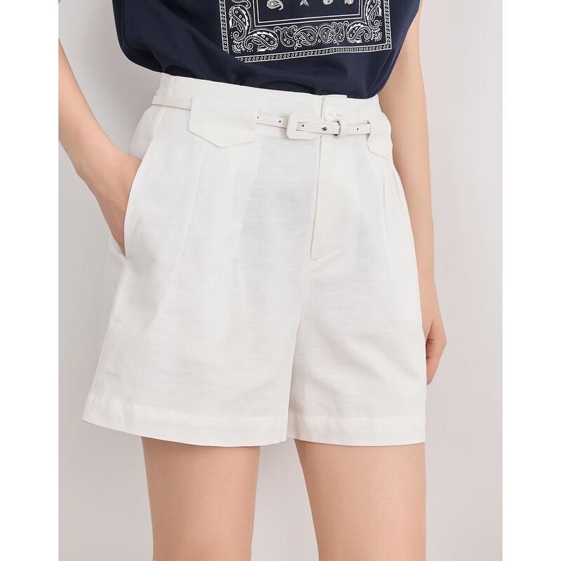 Demana Women s Linen Blend Commuter Shorts XL