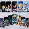 BH20 Dragon Ball Goku Vegeta Transparent Phone Case for Motorola Moto G7 G8 G9 G84 G85 G73 G24 G15 Z2 Play Power Plus