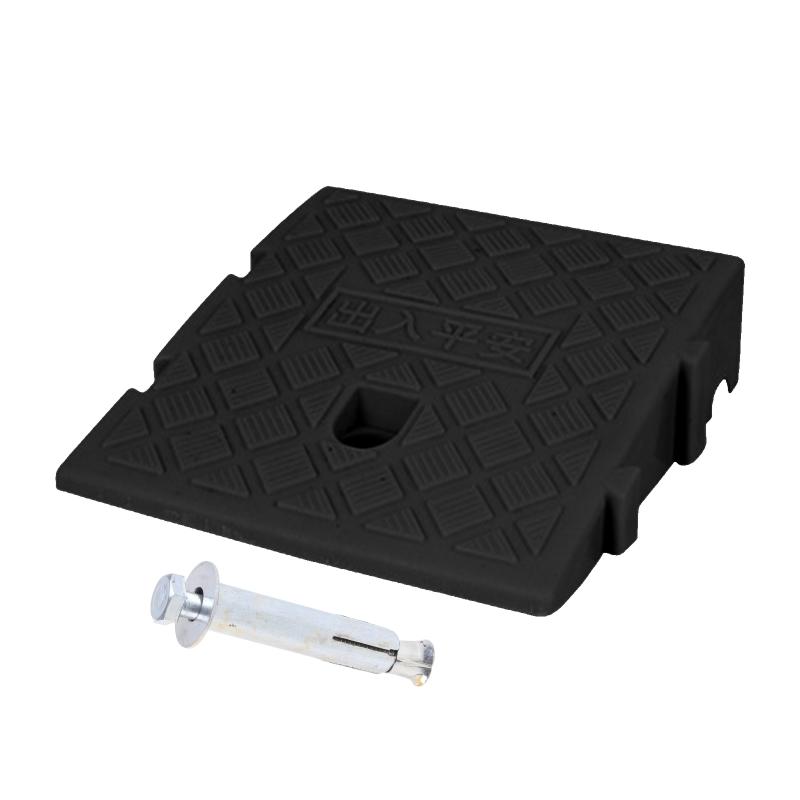 Curb Ramps, Portable Lightweight Plastic Driveway Curb Ramps for Loading Docks Driveway Vehicles SUV Truck чёрный