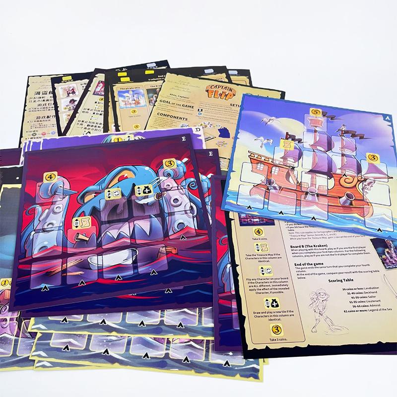 Captain Flip Board Game - Fast-Paced Family Card Game for 2-6 Players - Strategic Tabletop Party Game Fun for All Ages