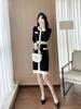 Hepburn Style Sexy Bodycon LBD: Women’s Long Sleeve Knit Sweater Dress for Autumn/Winter