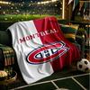 Squadra di Hockey Montreal Canadiens Lancia Coperte Coperte di Flanella Peluche per Divano Letto Regali per Uomini Donne Coperta da Viaggio Picnic Regali di Natale per Fan