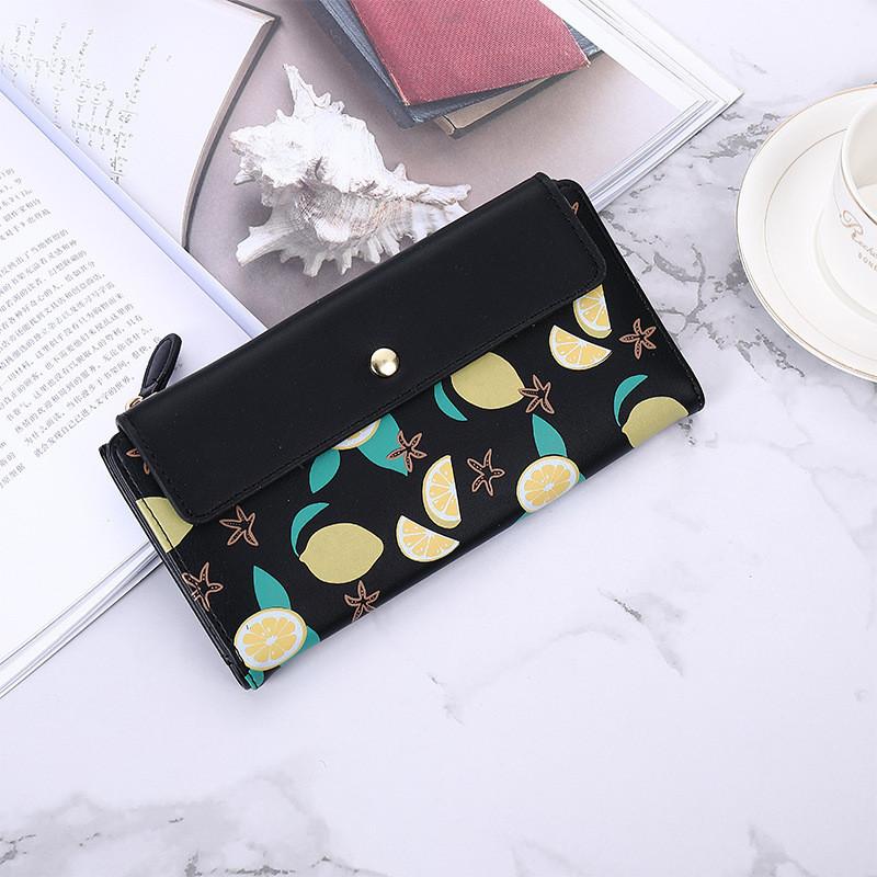 Cute Korean Style Long Wallet For Women With Multiple Card Slots High Quality Student Coin Purse