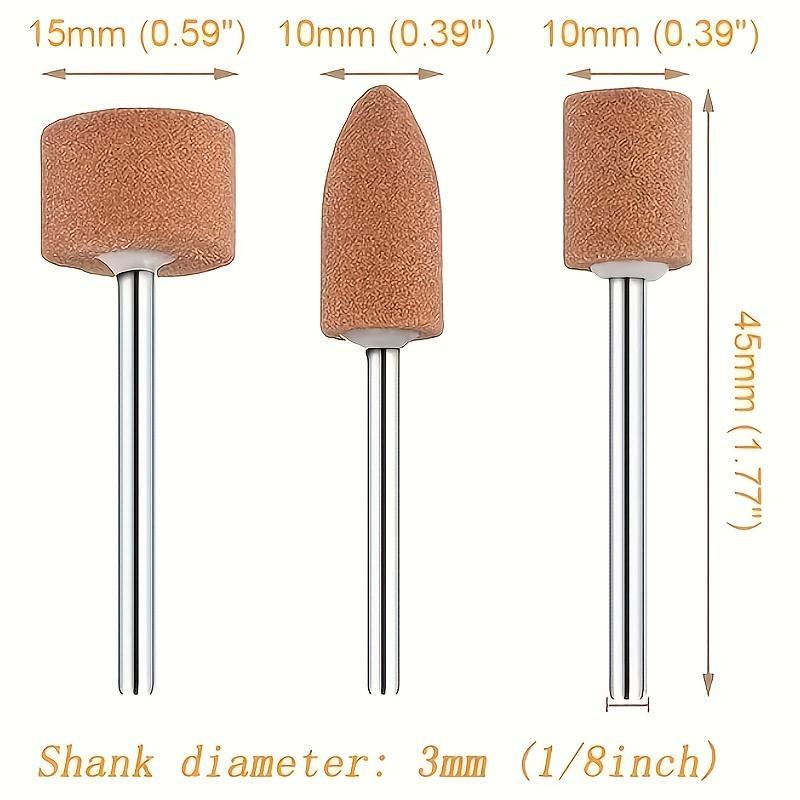 

Набор алмазных шлифовальных камней 42 шт./набор с хвостовиком 1/8 - Полировальный абразивный набор инструментов для металла, керамики, твердых полов, финишной обработки металла 1set коричневый