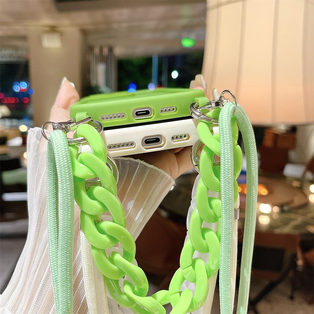 Wrist Strap Crossbody Phone Case For iPhone 14 13 15 16 Pro Max 12 11 X XR XS 7 8 Plus SE  Adjustable Lanyard Soft Cover