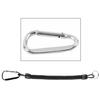 2pcs Scuba Diving Anti-lost Spiral Spring Coil Lanyard Rope Emergency Tool