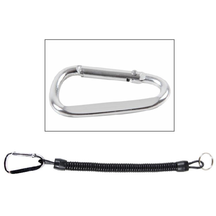 2pcs Scuba Diving Anti-lost Spiral Spring Coil Lanyard Rope Emergency Tool