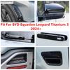 Fog Light Lamp / Rearview Mirror / Wiper / Wheel Eyebrow Cover Trim Accessories For BYD Equation Leopard Titanium 3 2024 2025