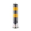 Brangdy Fixed Reflective Stainless Steel Traffic Bollard