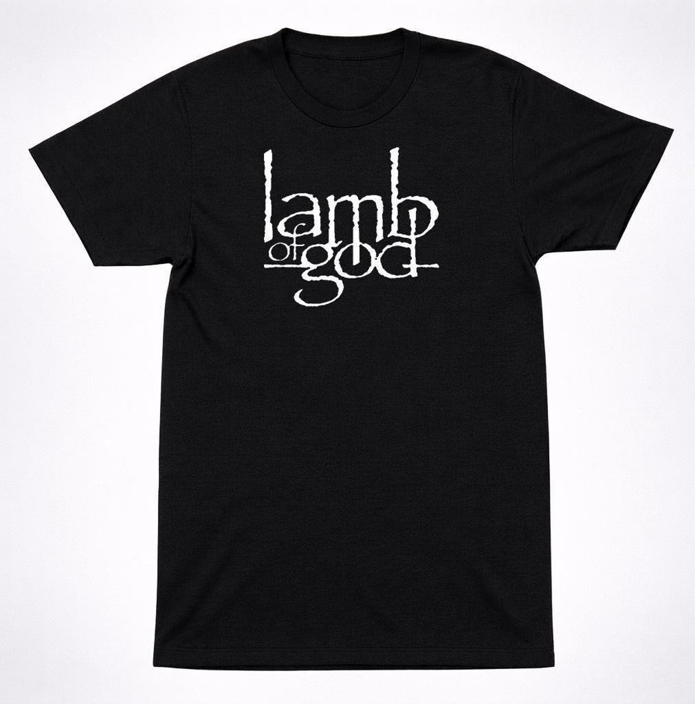 Lamb Of God Logo Rock Metalcore T-Shirt: Pure American Heavy Metal Band Apparel (Black, Soft Cotton, Unisex Sizes)