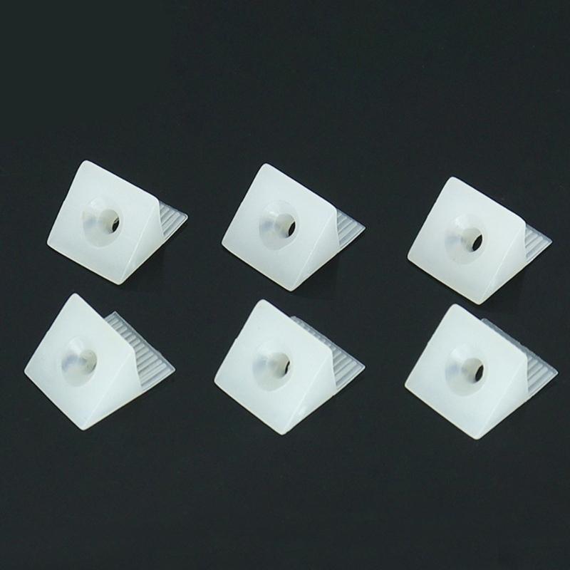 100/150Pcs Drawer Wedges with Screws Drawer Angles Code Bracket Fastener Fixing Mending Wedges for Repair Cabinets